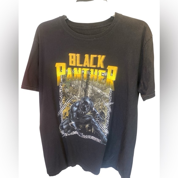 Marvel Black Panther Men’s T-Shirt Large - Picture 3 of 4